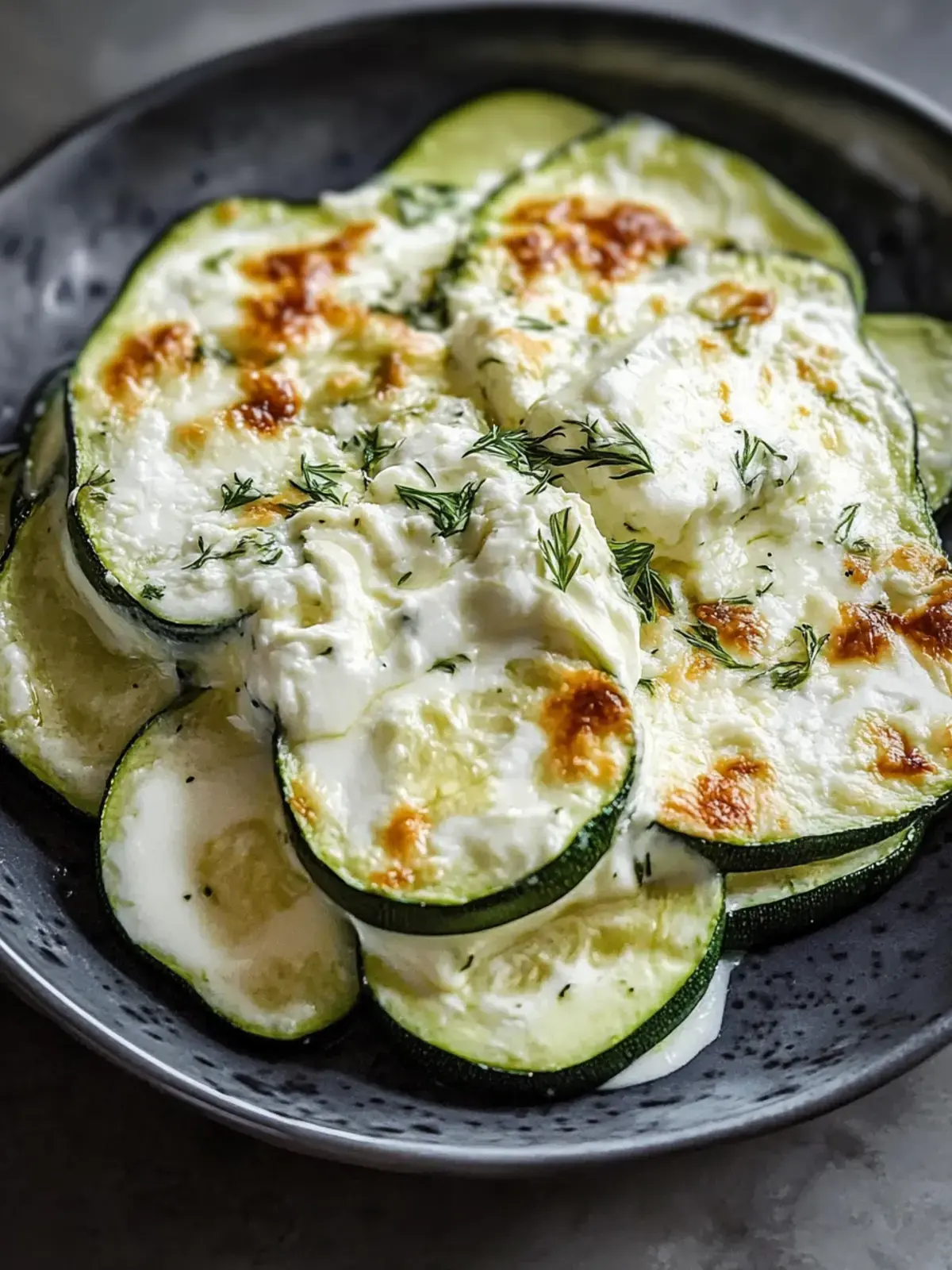 Leckerer Zucchini-Hüttenkäse-Auflauf – Einfach & Gesund 2 Zucchini-Hüttenkäse-Auflauf