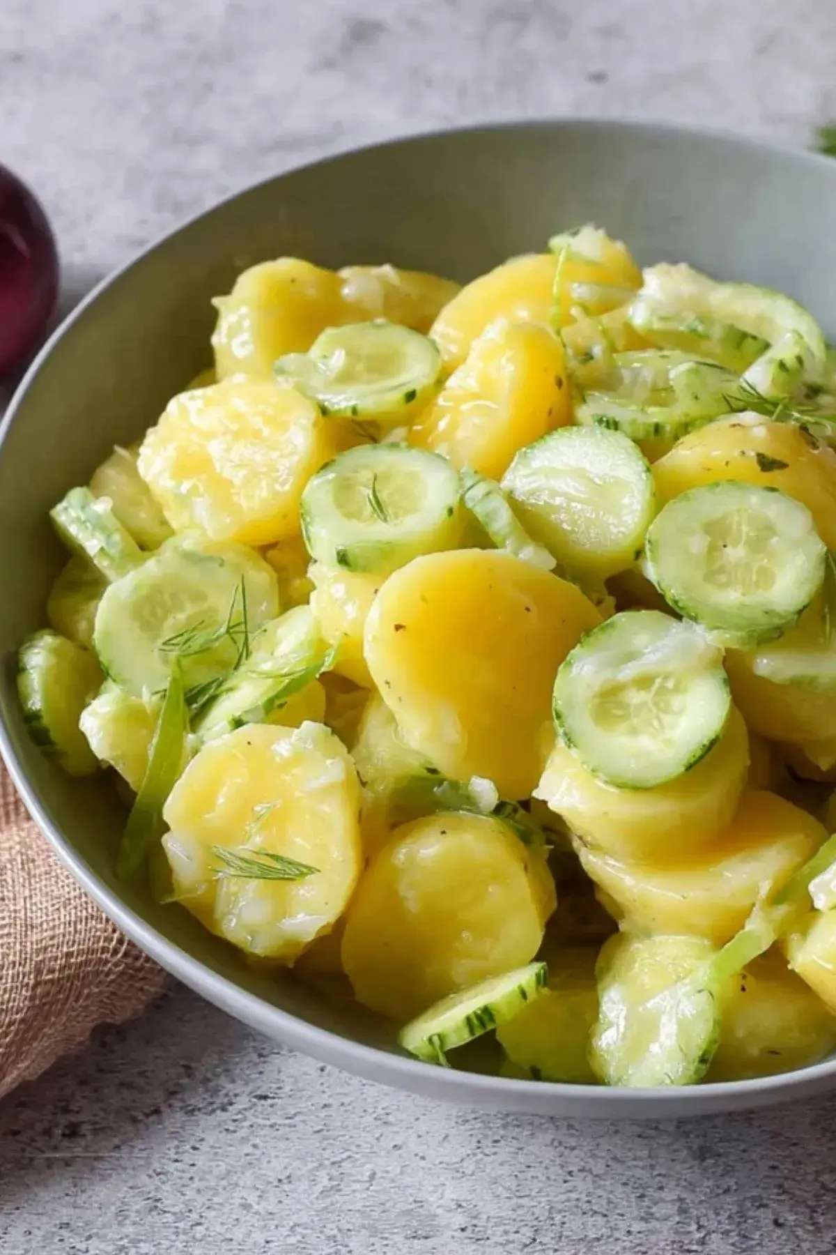 kalorienarmer Kartoffelsalat