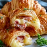 Air Fryer Rinderham Kyse Croissants Rezept