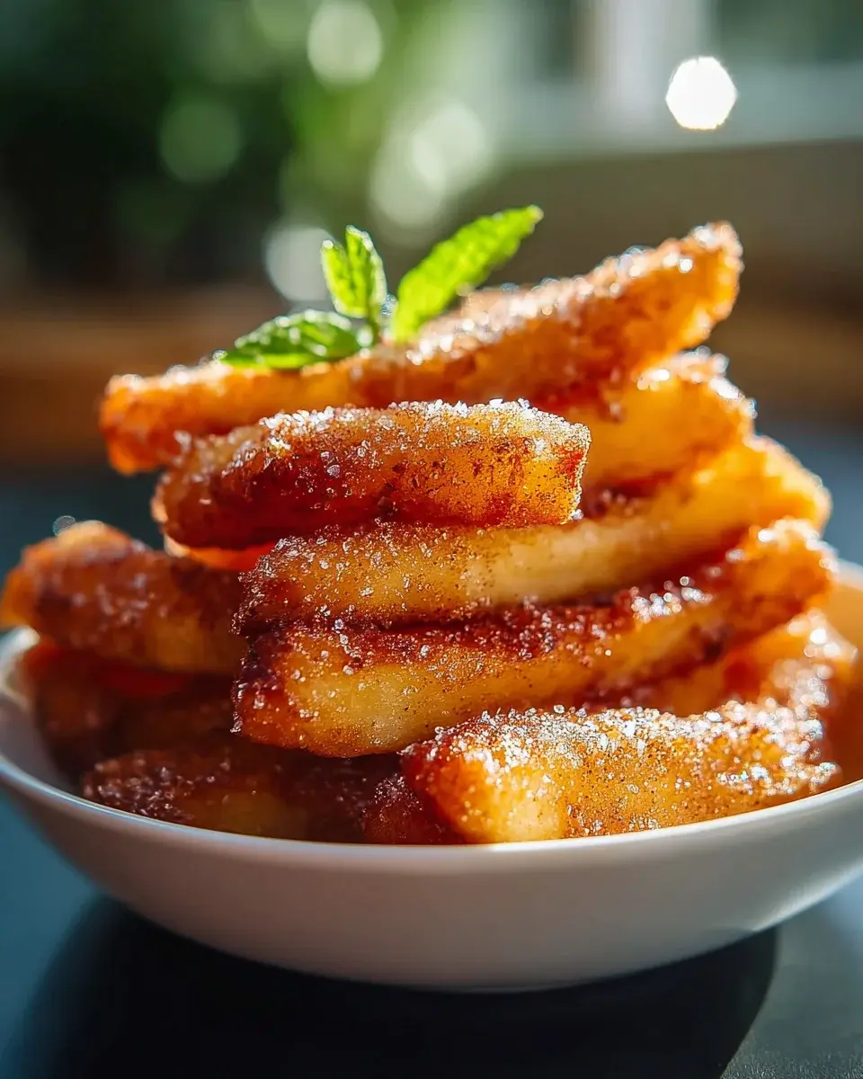 Apfelsticks im Airfryer