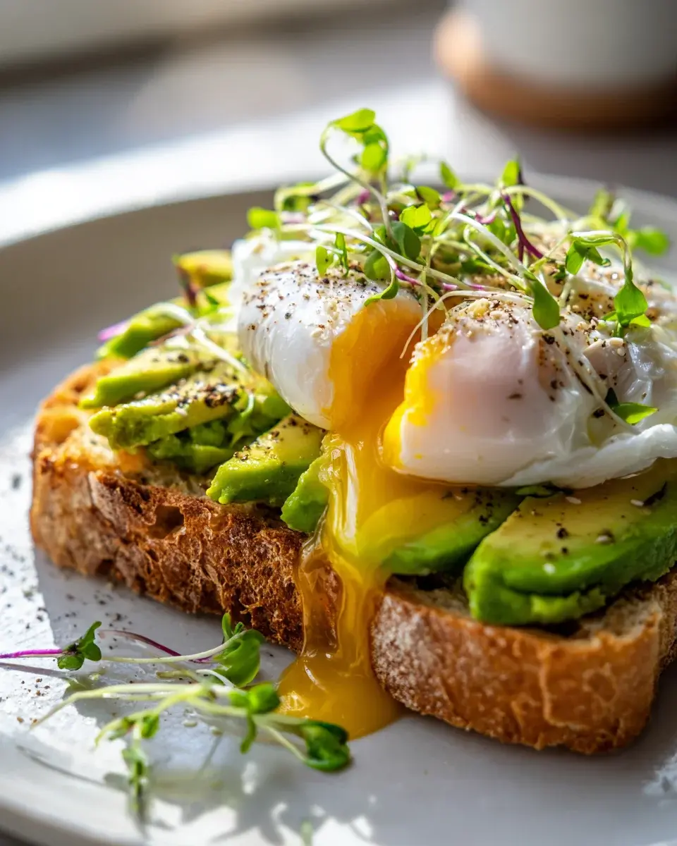 Avocado Toast mit pochiertem Ei 2