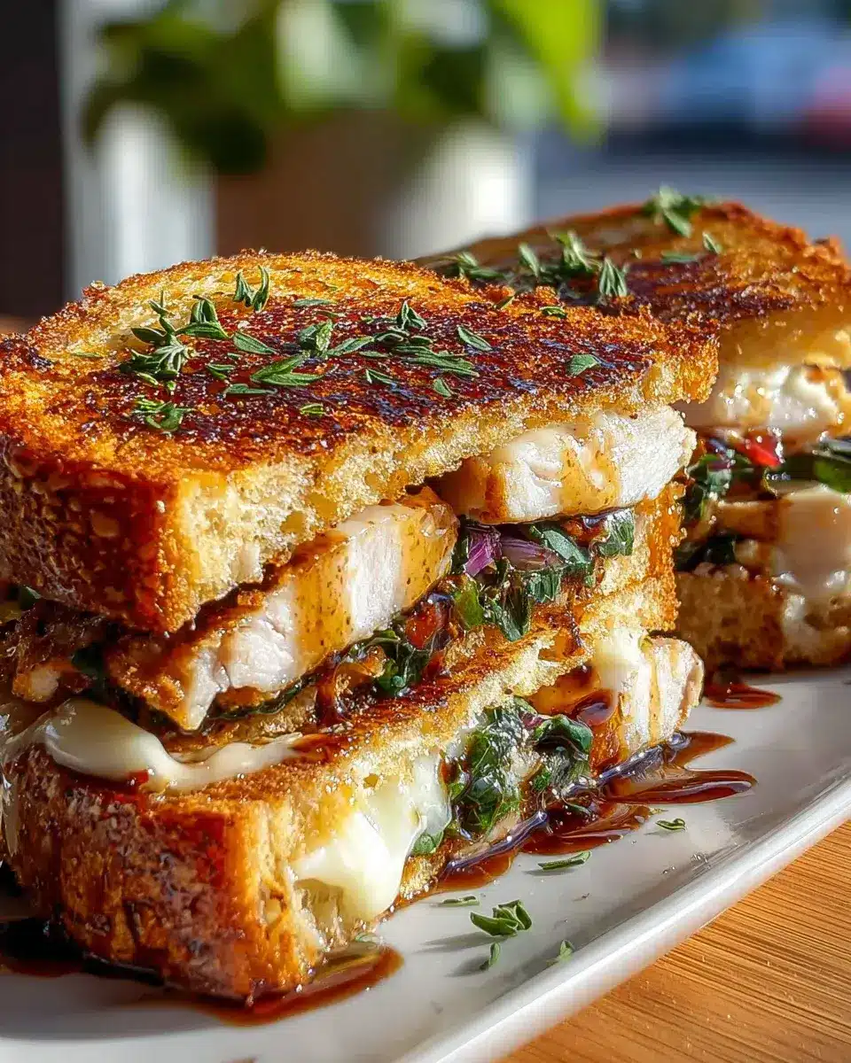 Balsamico Vinaigrette Sandwich Melt