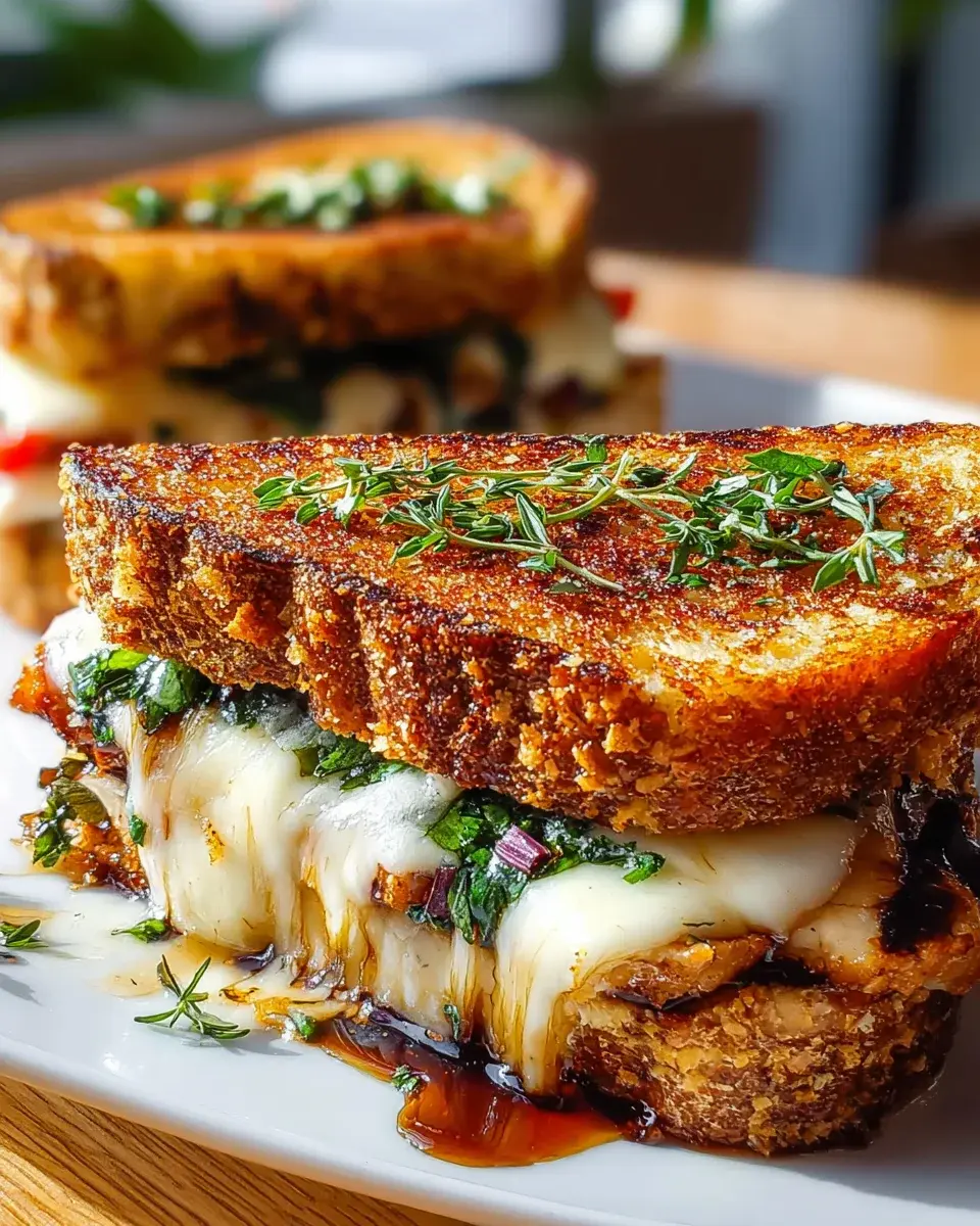 Balsamico Vinaigrette Sandwich Melt