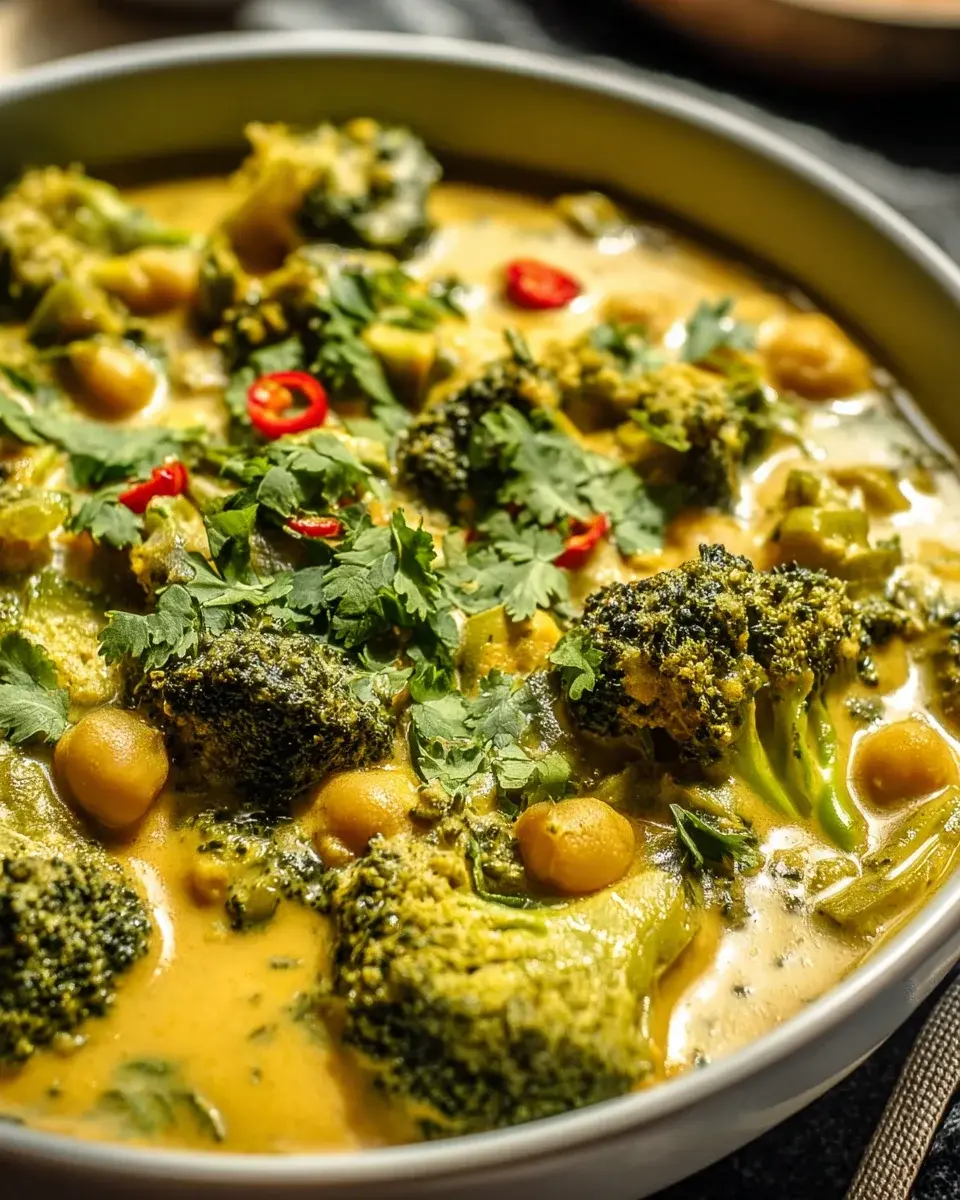 Brokkoli Kichererbsen Curry