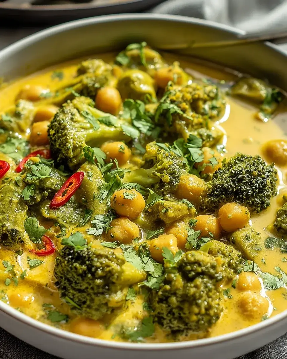 Brokkoli Kichererbsen Curry