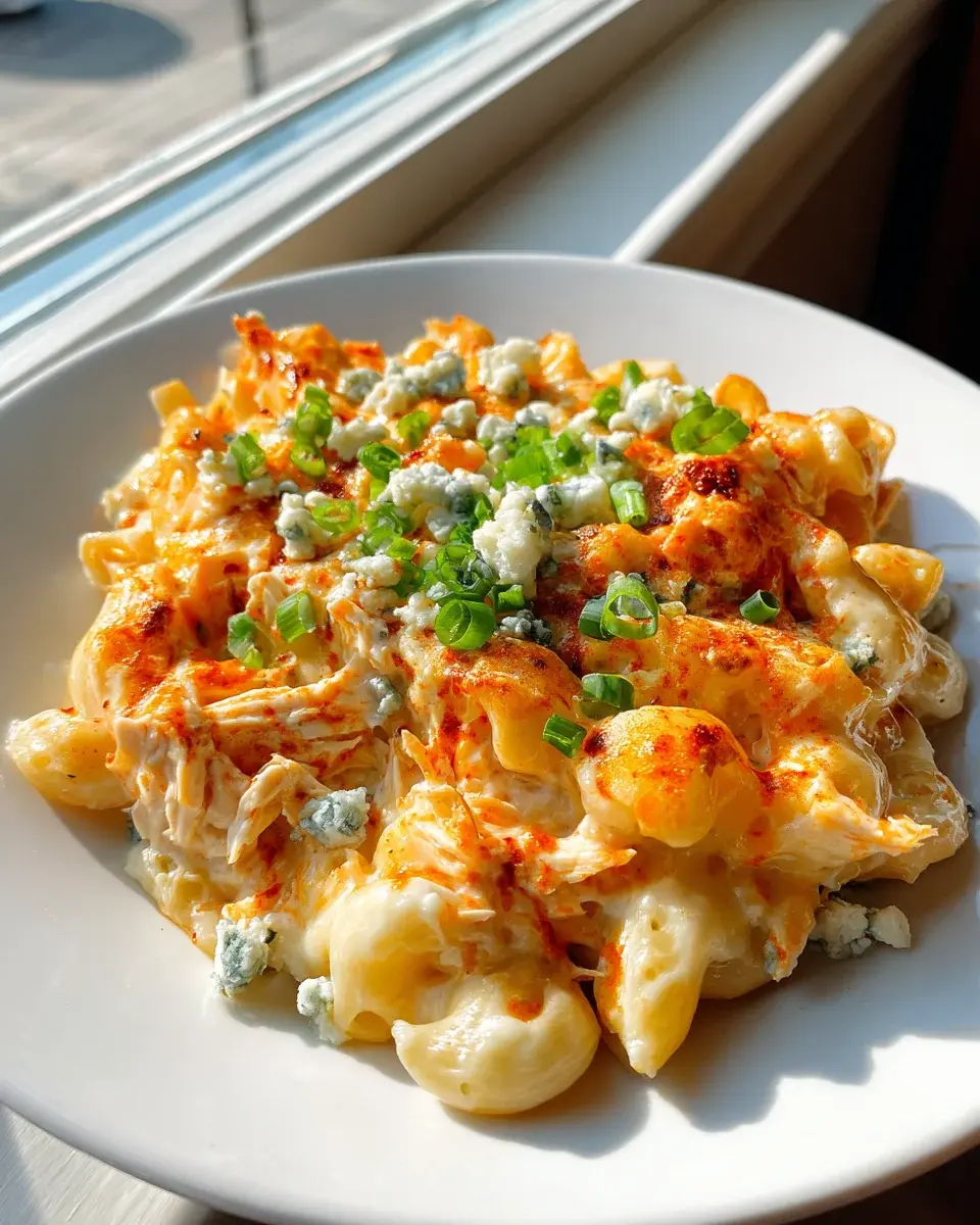 Buffalo Chicken Mac And Cheese