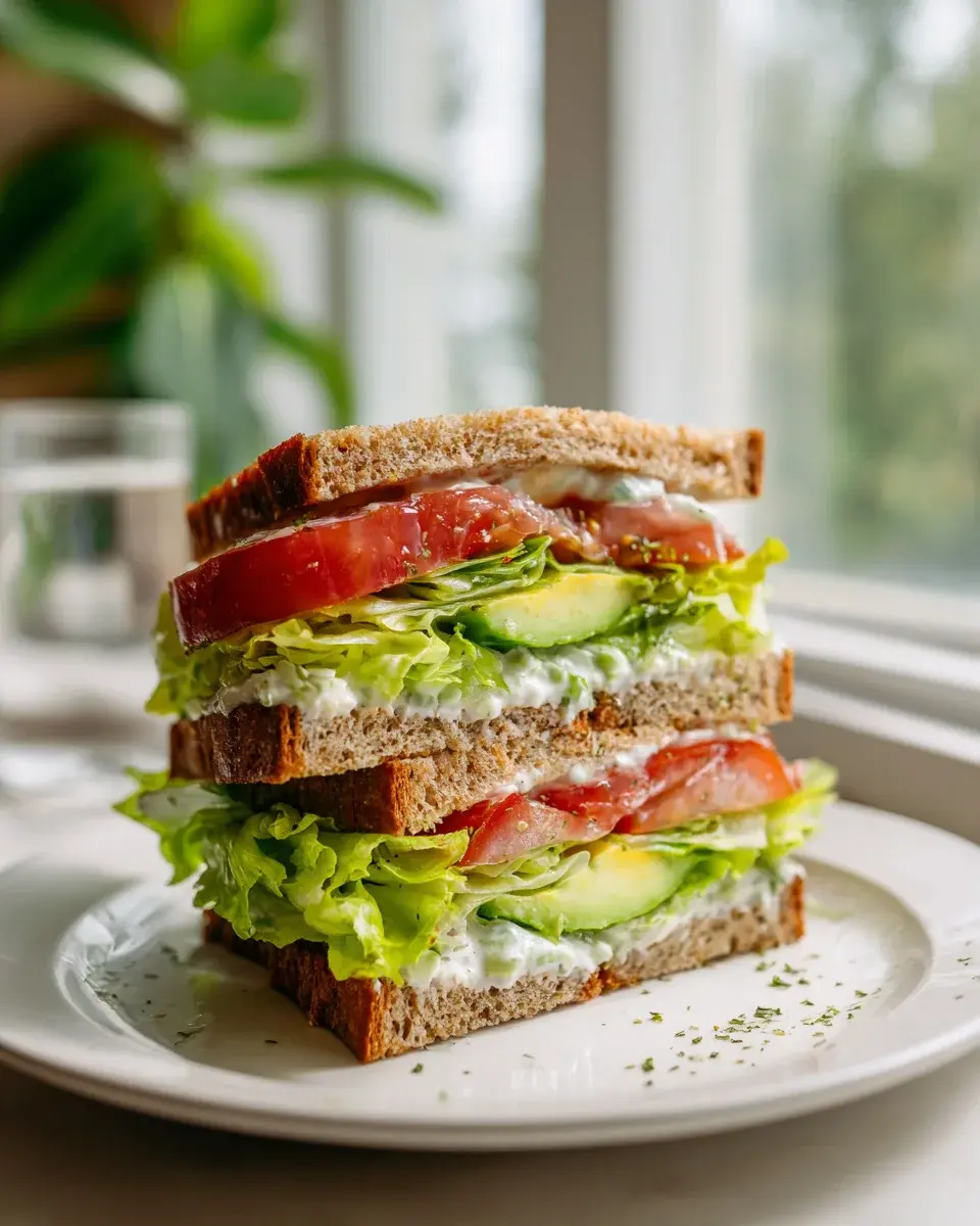 Caesar Sandwich Mit Avocado Und Tomaten