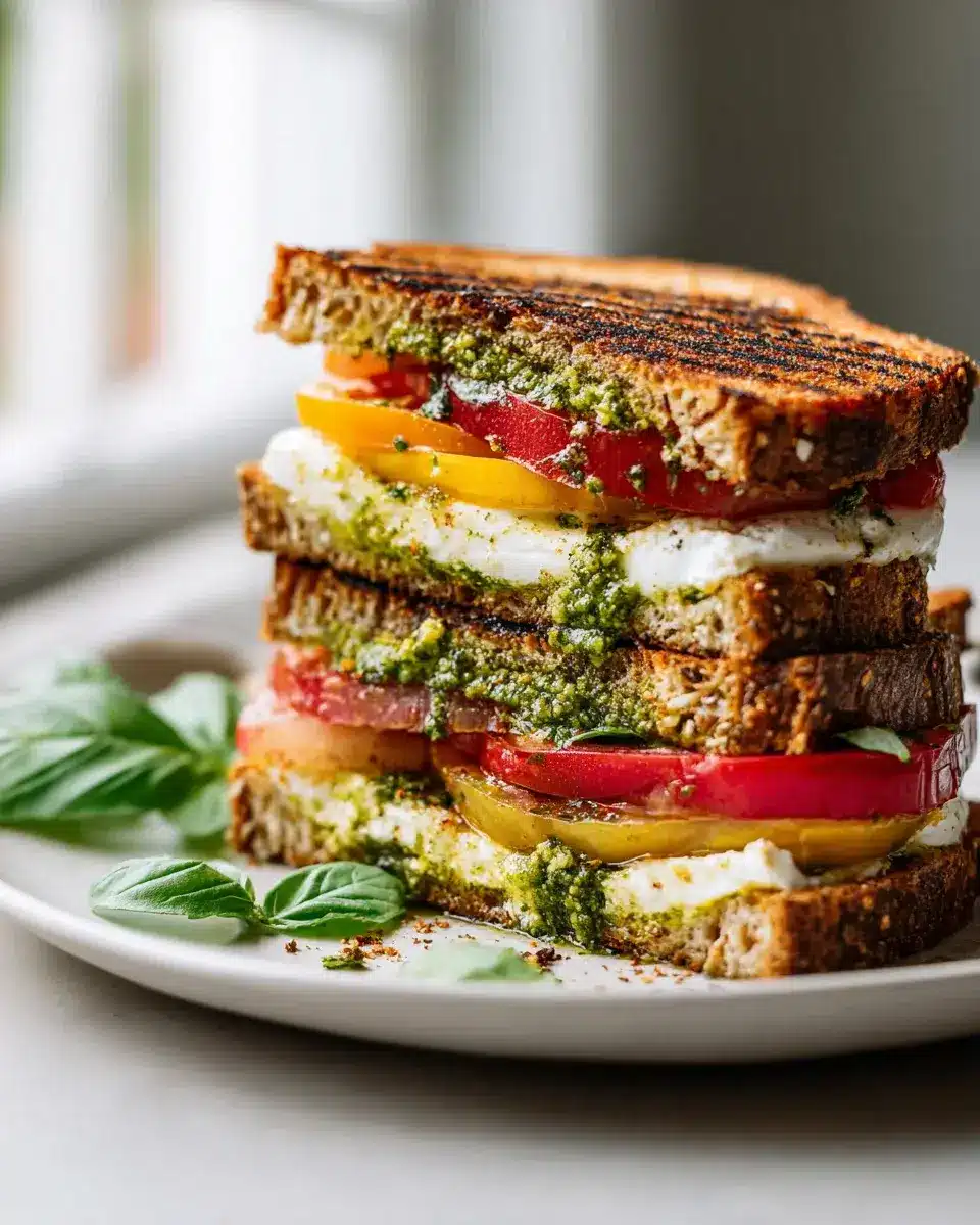 Caprese Pesto Club Sandwich