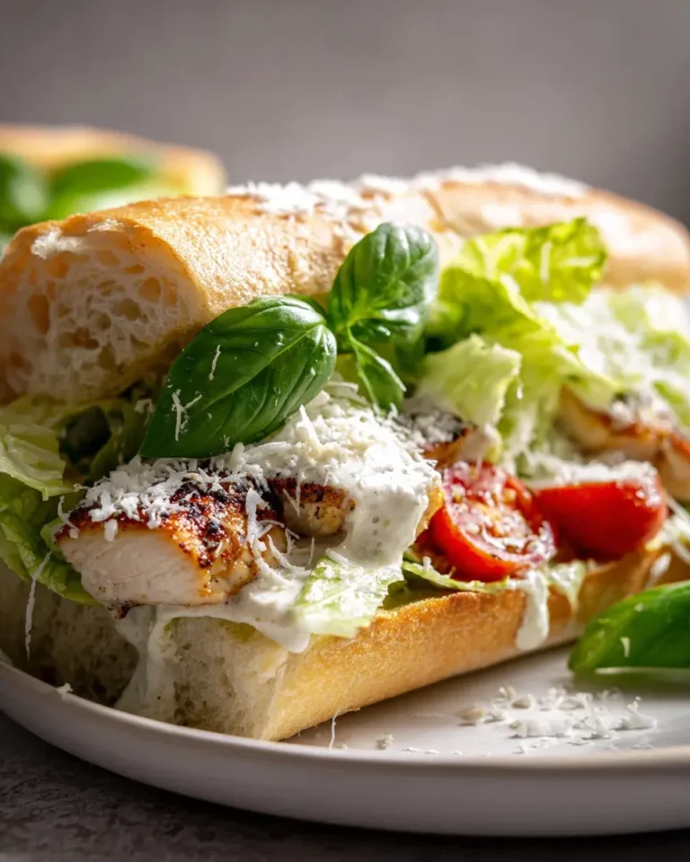 Das ultimative Hähnchen Caesar Sandwich – Einfach unwiderstehlich!