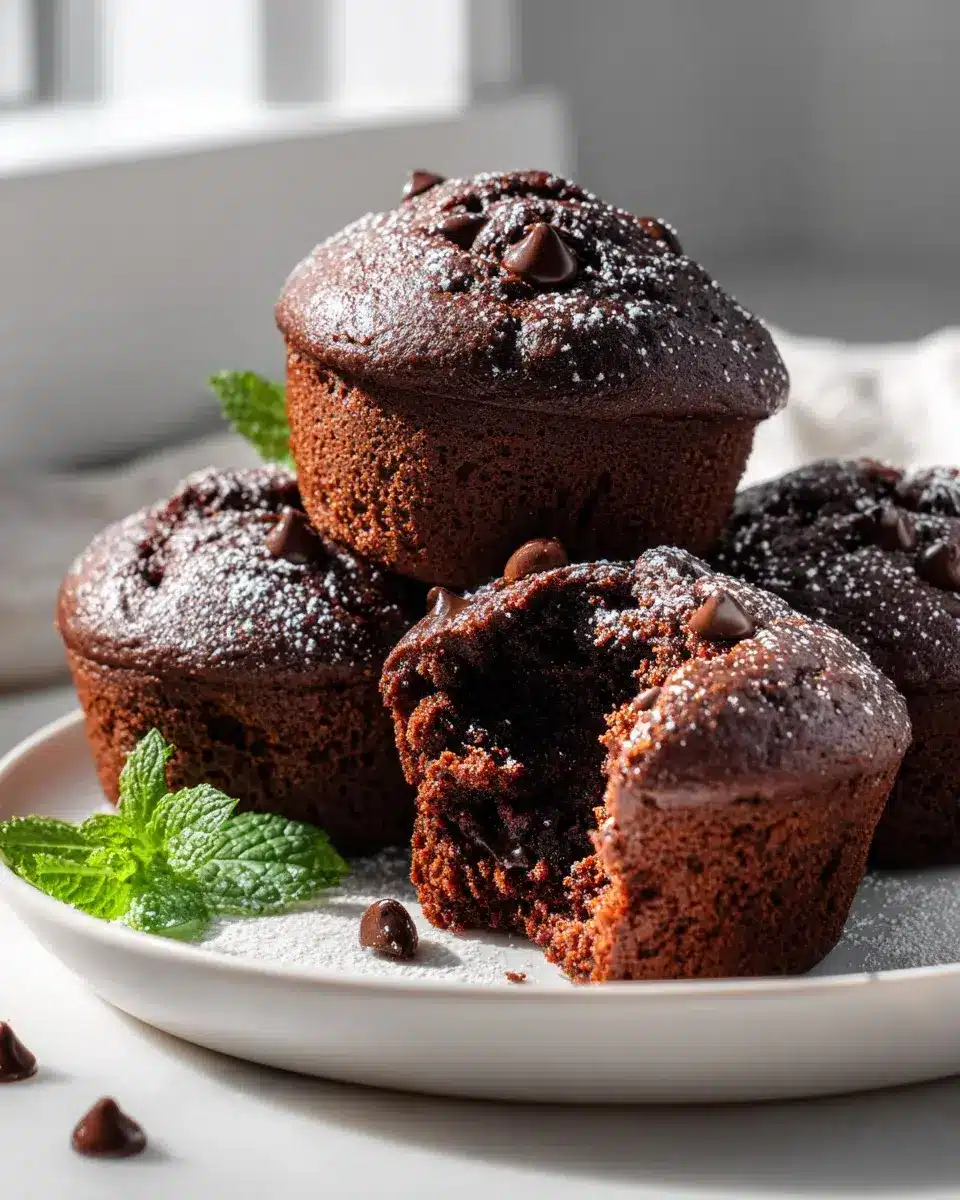 Chocolate Chip Brownie Muffins
