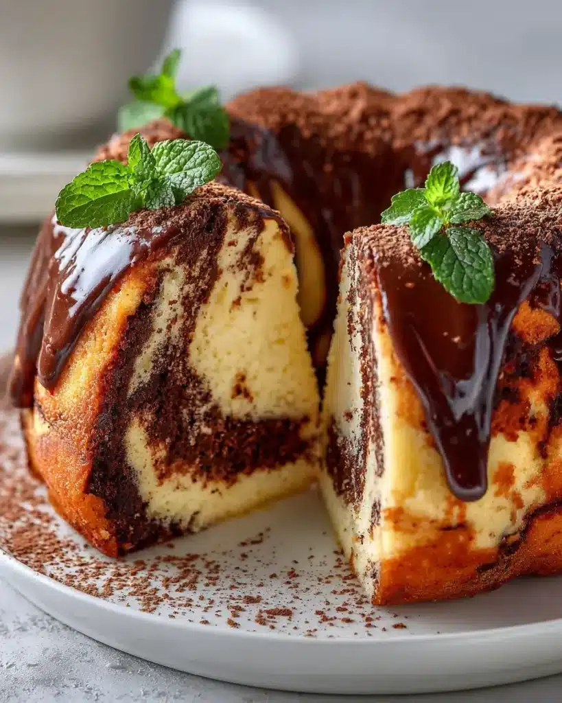 Rezept: Saftige Schoko-Marmor-Quarkkuchen – Einfach backen. – Snackerra