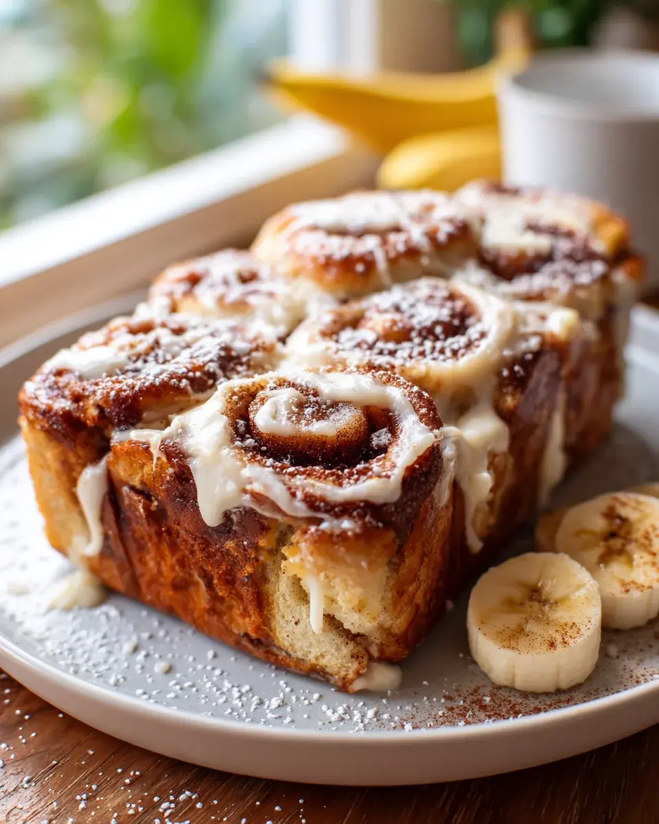Cinnamon Roll Bananenbrot