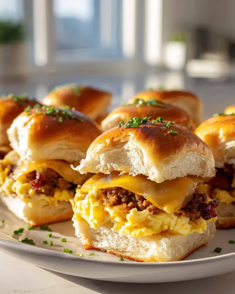 Deftige Cowboy Beef Frühstück Sliders: Dein Morgen-Hit!