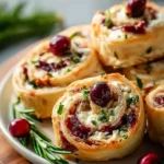 Cranberry Feta Pinwheels