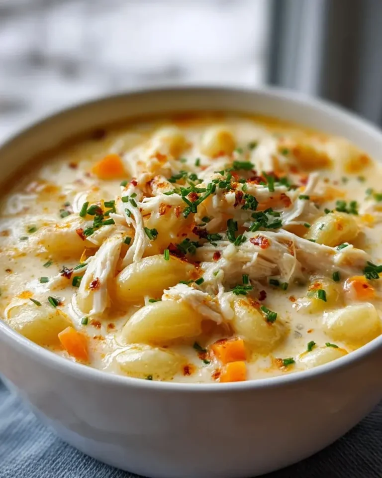 Cremige Hähnchen-Makkaroni-Käse-Suppe – Dein neues Lieblingsrezept!