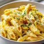 Creamy Lemon Feta Pasta Recipe