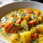 Cremiger veganer Kartoffel Eintopf