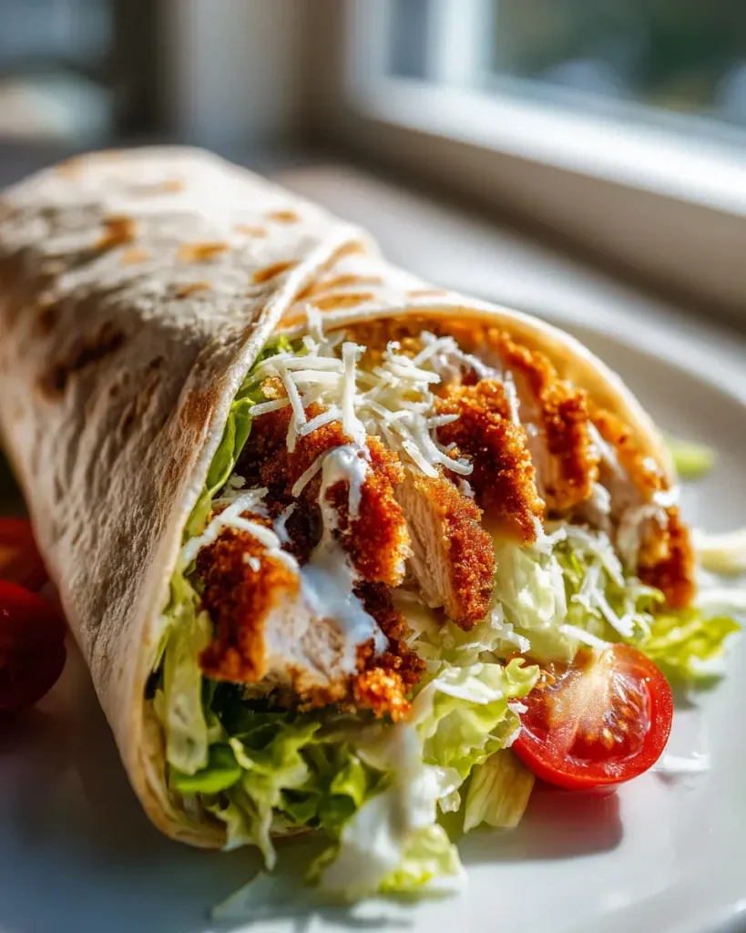 Knusprige Chicken Caesar Wraps: Blitzschnell & unwiderstehlich! – Snackerra