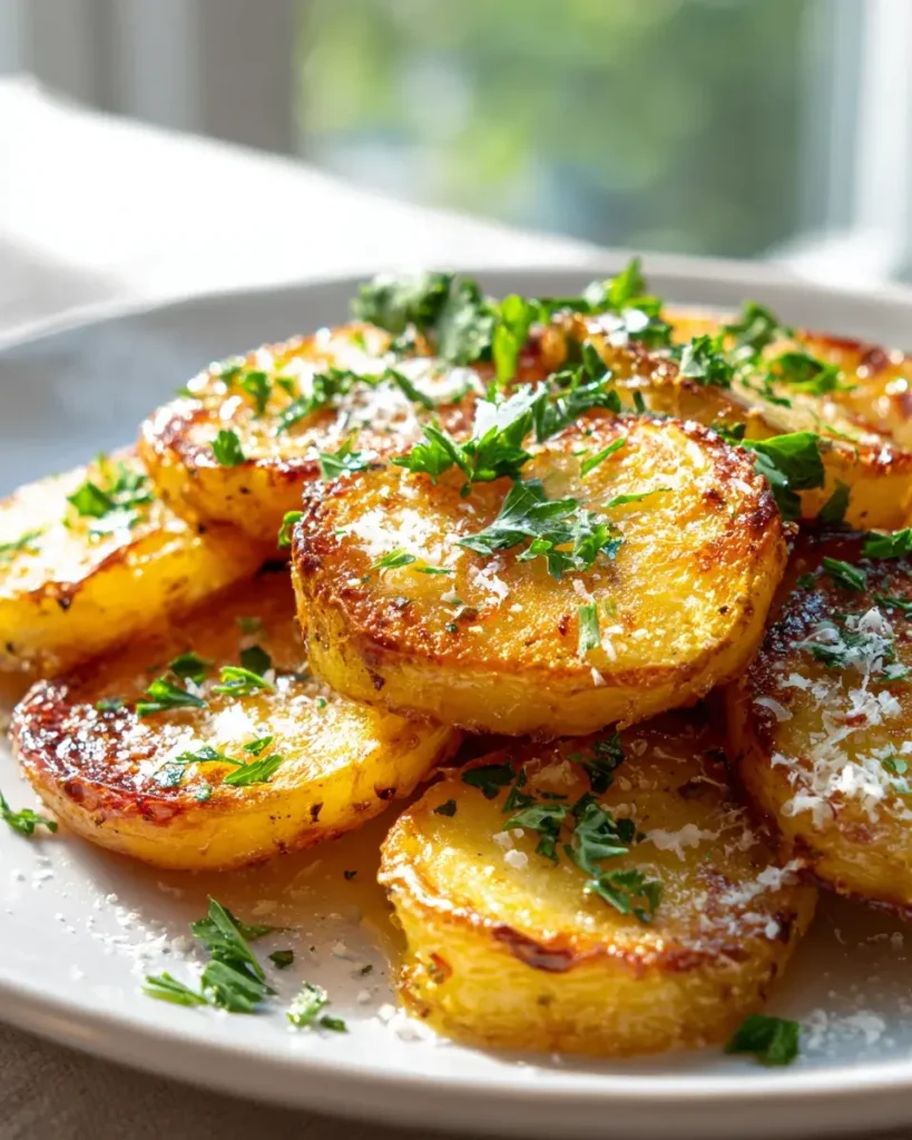 Knusprige Knoblauch-Butter-Kartoffel-Taler: Dein einfaches Rezept – Snackerra