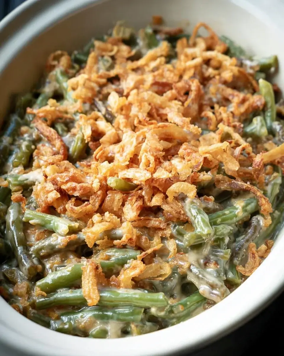 Crock Pot Green Bean Casserole
