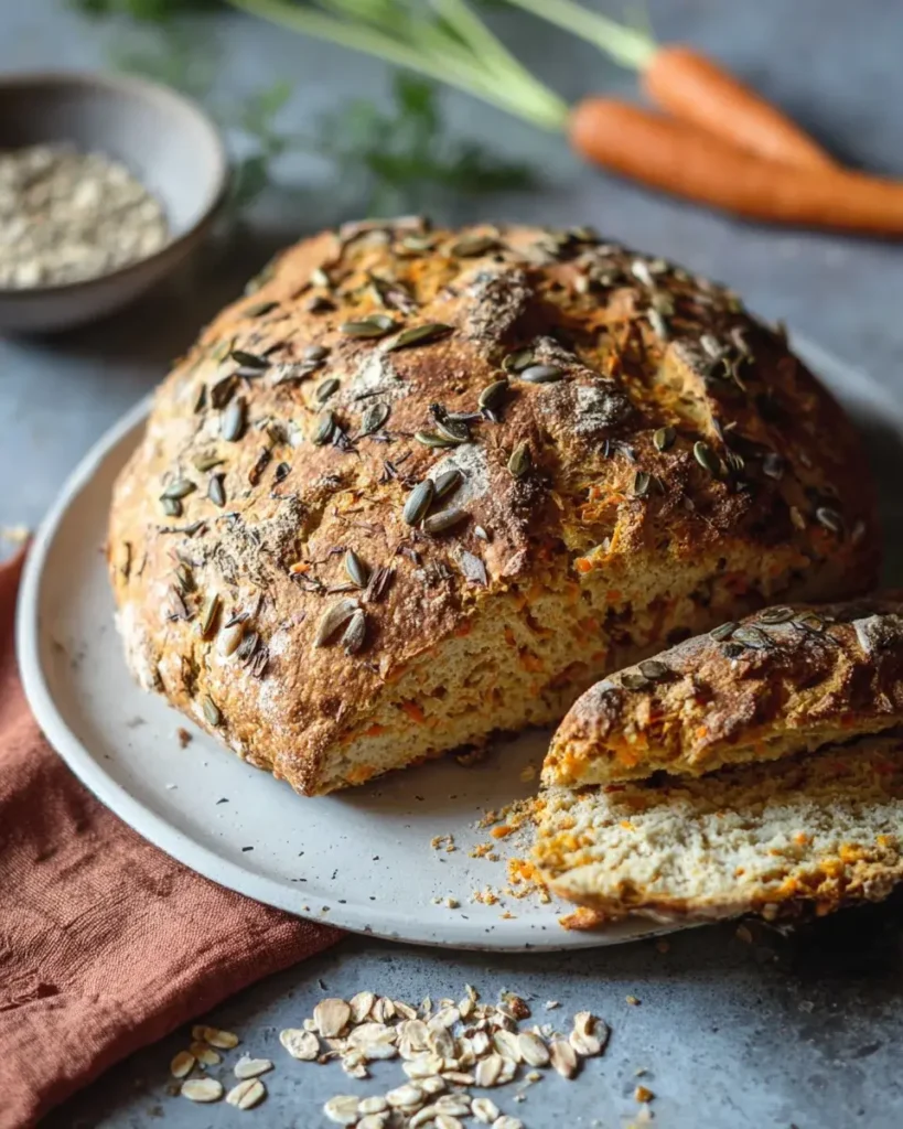Dinkel-Joghurt-Möhrenbrot: Saftiges Rüblibrot einfach backen!