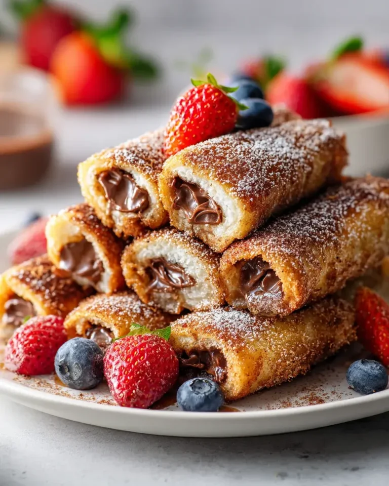 French Toast Rolls mit Nutella & Zimt – Perfekt zum Frühstück – Snackerra