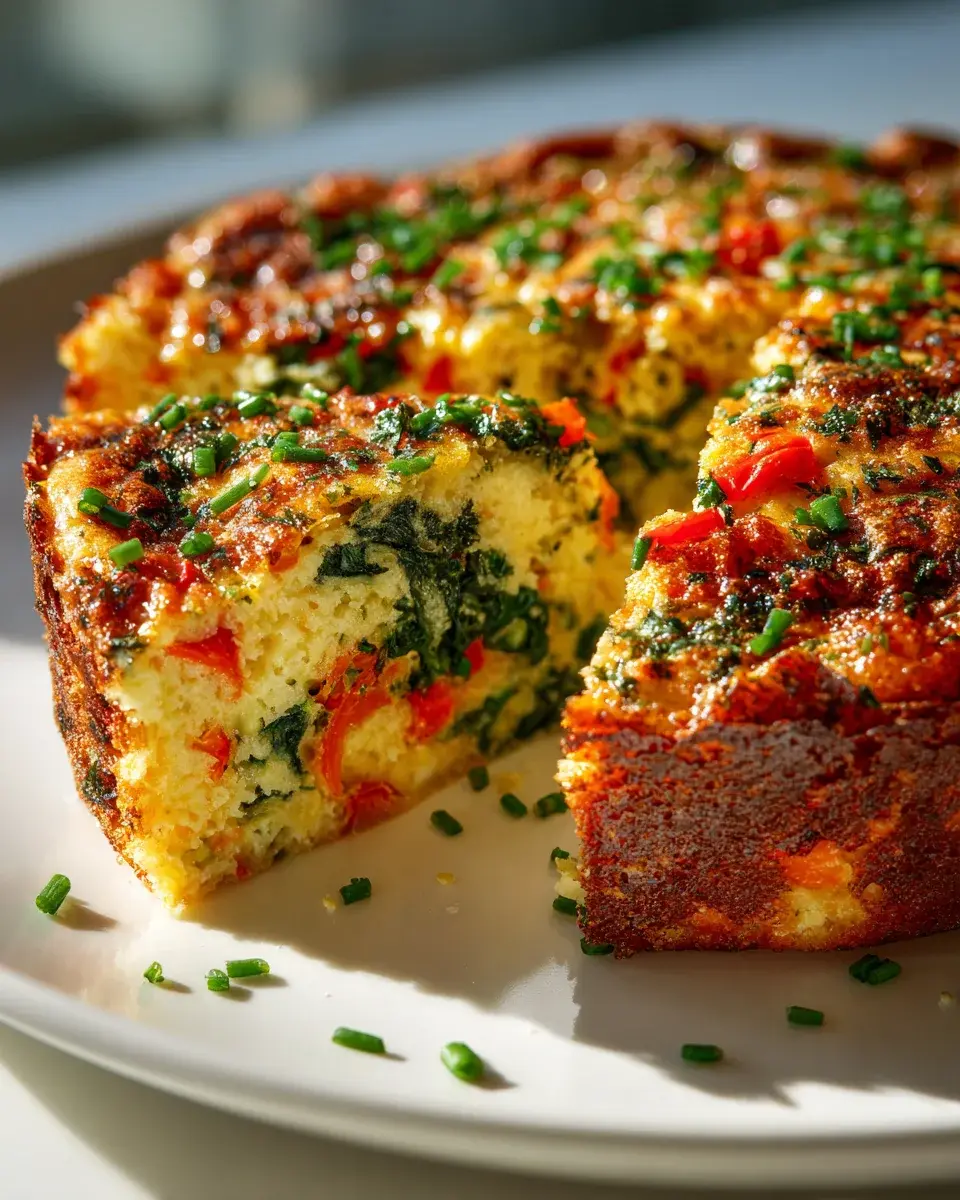 Fryhstycks Gemyse Kuchen Mit Ei Und Kryutern