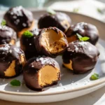 High Protein Erdnussbutter Joghurt Bites
