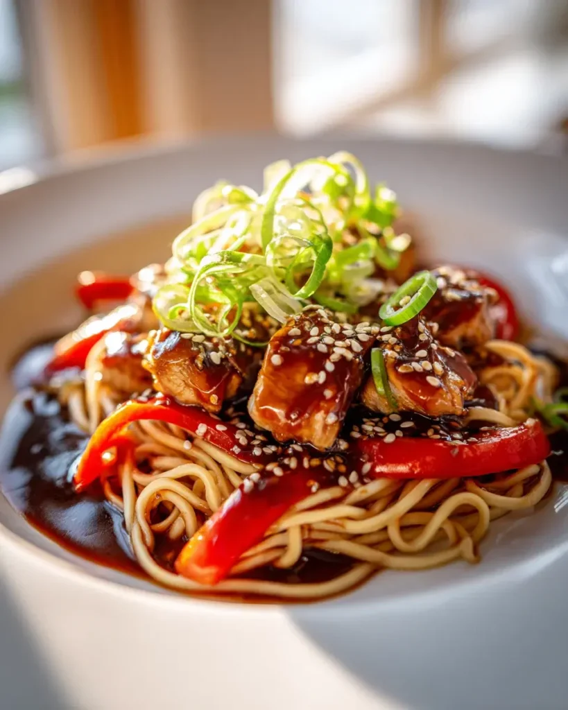 Teriyaki Hähnchen Nudeln: Dein schnelles & köstliches Abendessen! – Snackerra