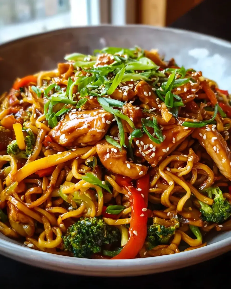 Hyhnchen Teriyaki Nudeln Schnell Aromatisch 2