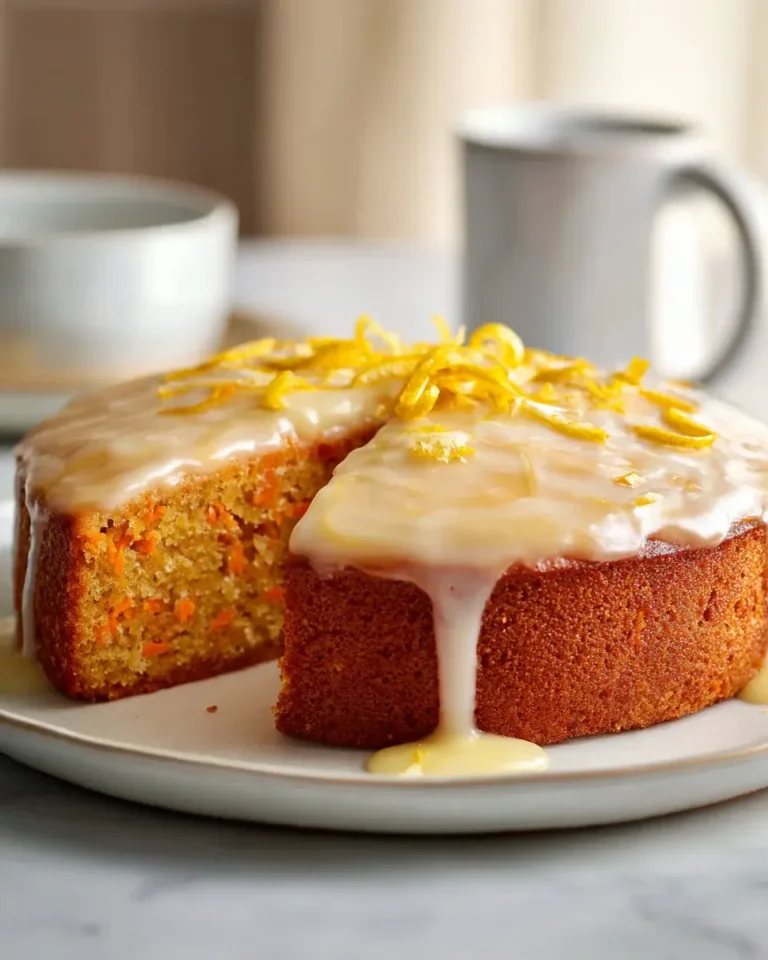 Bester Karottenkuchen ohne Nüsse – Mit himmlischer Zitronenglasur – Snackerra