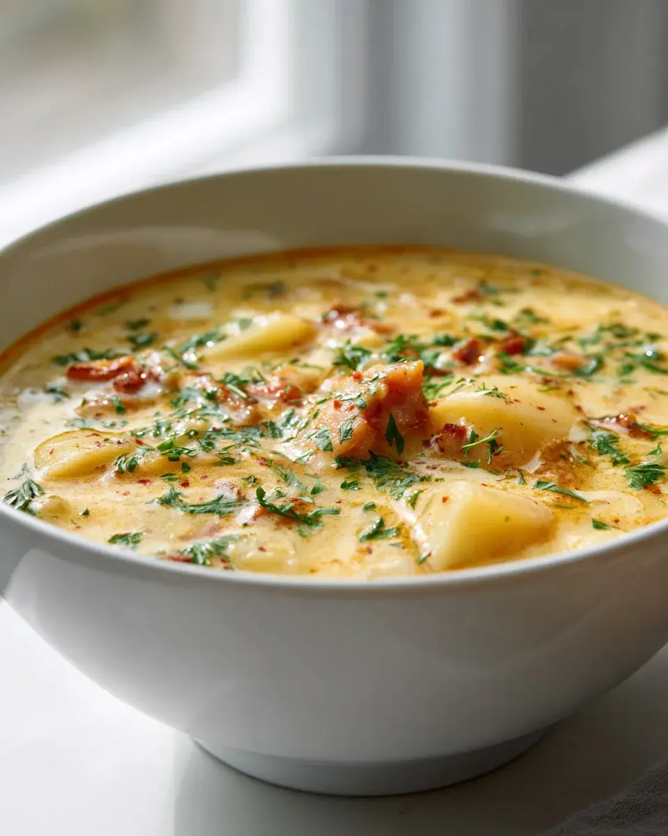 Kartoffelsuppe mit Wurst