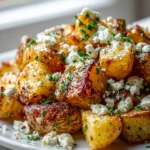 Knusprige Kartoffeln Mit Feta Knoblauch