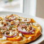 Kyrbis Flammkuchen Mit Feta Minuten Rezept