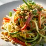 Low Carb Pad Thai Zucchini Nudeln Erdnusssauce