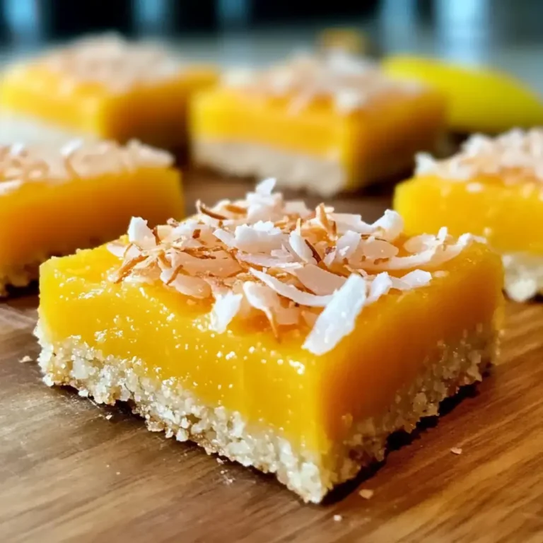 Easy Mango Kokosnuss Riegel – Ein köstliches Sommerdessert