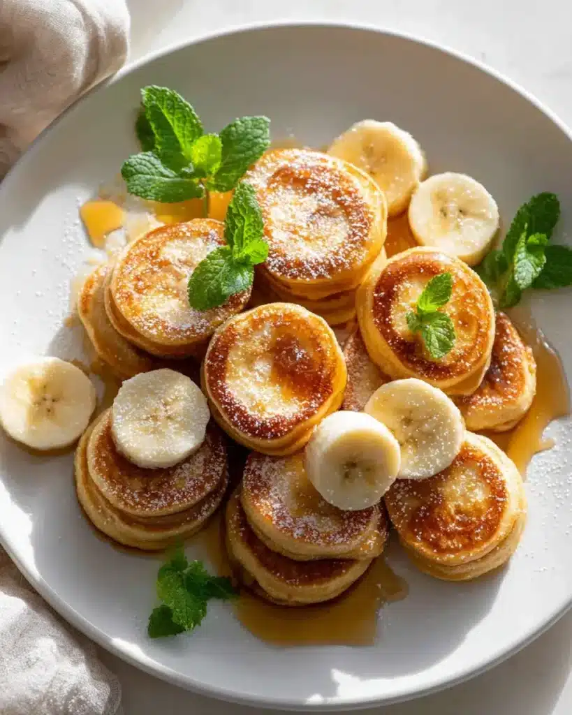 Fluffige Mini Bananen Pancake Bites – Einfach unwiderstehlich! – Snackerra