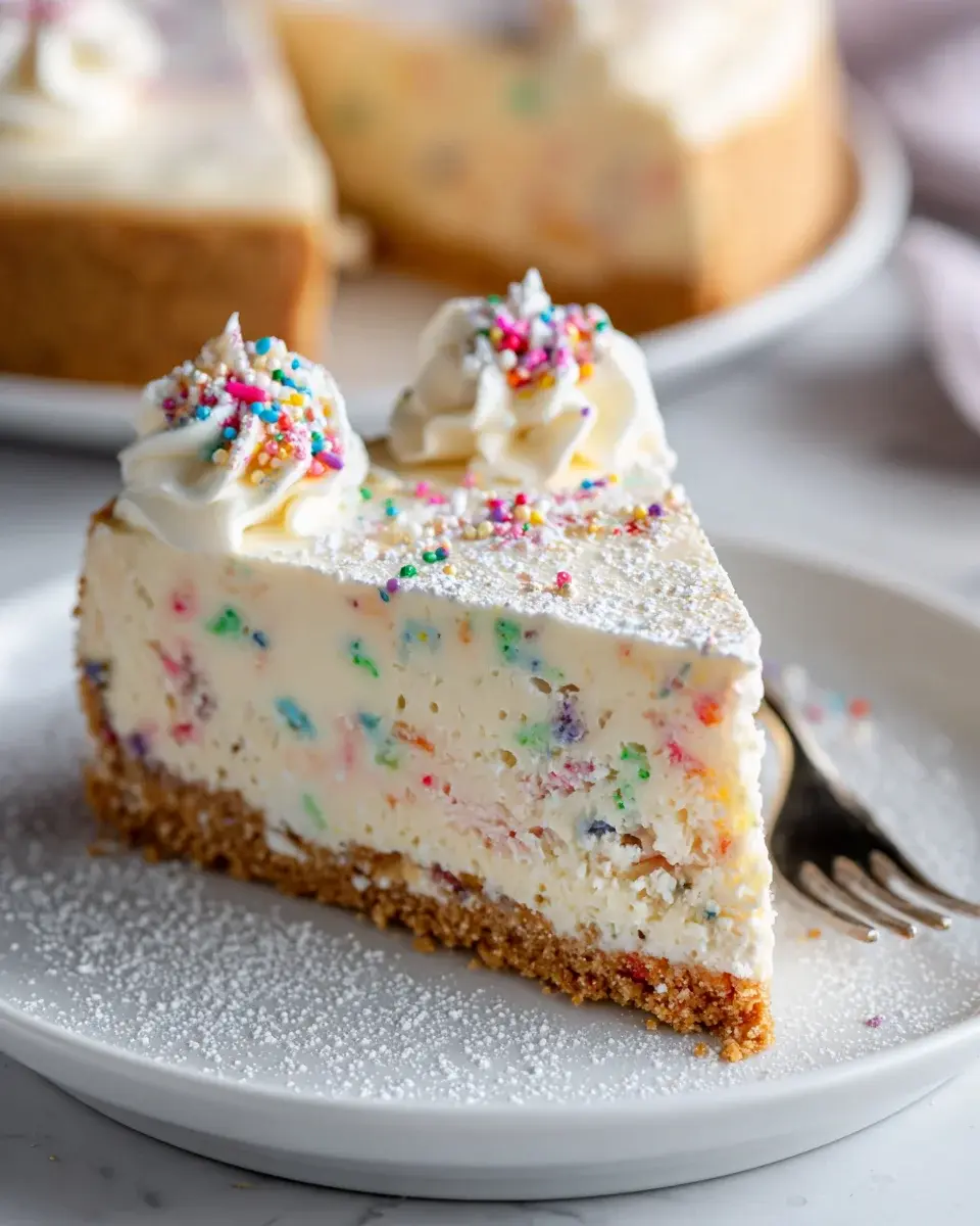 No Bake Funfetti Geburtstags Kysekuchen Aus Dem Kyhlschrank