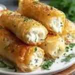 Oven Fried Feta Rolls Knusprig Und Lecker Geniesen