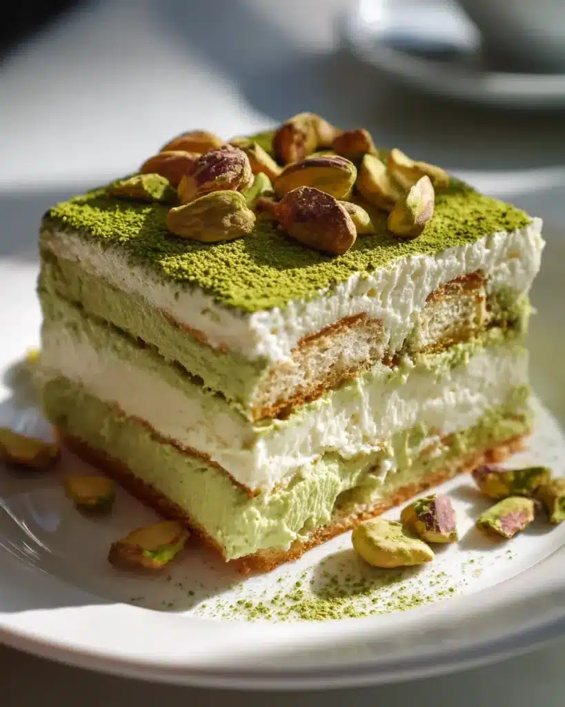 Pistazien Tiramisu Crunch: Cremig, Knusprig & Unwiderstehlich