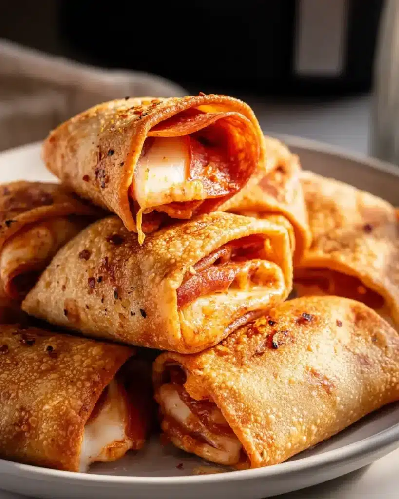 Knusprige Pizza Rolls aus dem Air Fryer: Schnell & Lecker!