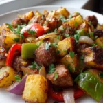 Potato And Sausage Sheet Pan Breakfast