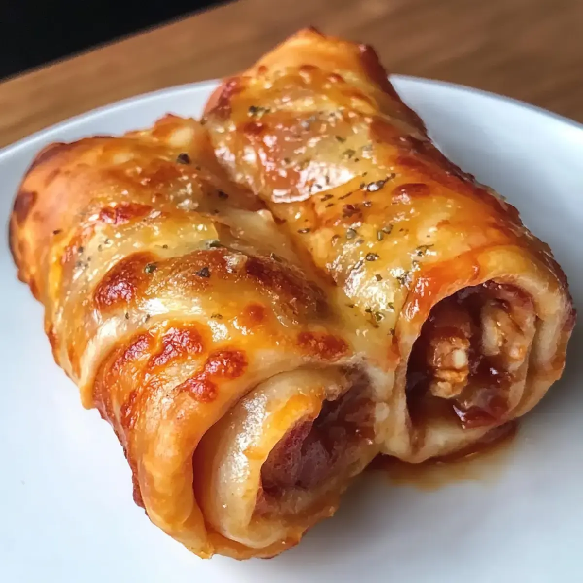Reispapier Pizza Rollen 5