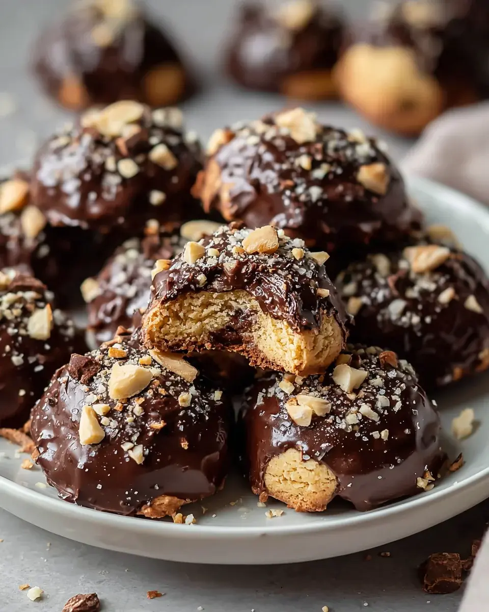 Rocher Plytzchen Nougat Schoko Weihnachtskekse