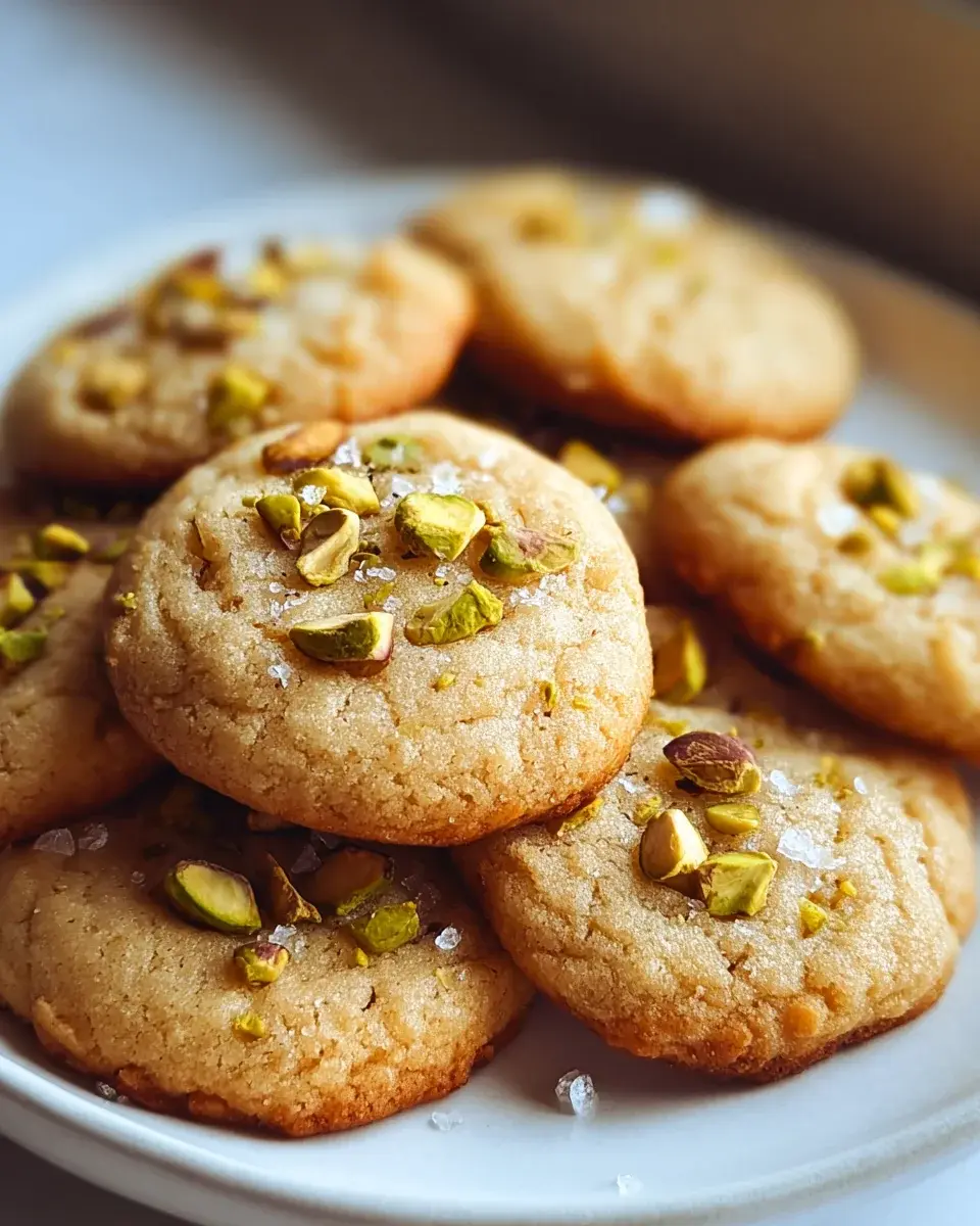 Salzige Honig-Pistazienkekse – Süß & Knusprig genießen! 4 Salted Honey Pistachio Cookies