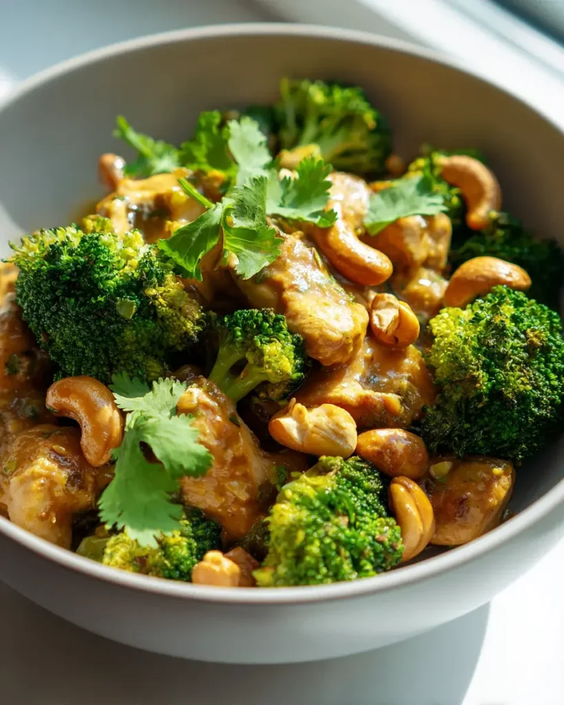 Cremiges Slow Cooker Cashew Chicken mit Brokkoli – Snackerra
