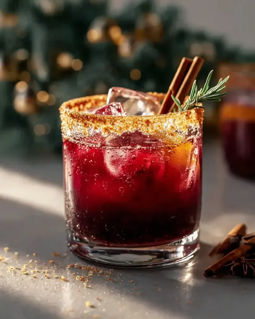 Gewürzte Weihnachts-Margarita: Festlicher Genuss ohne Alkohol