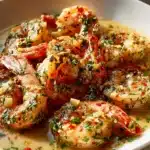 Spicy Greek Shrimp Scampi