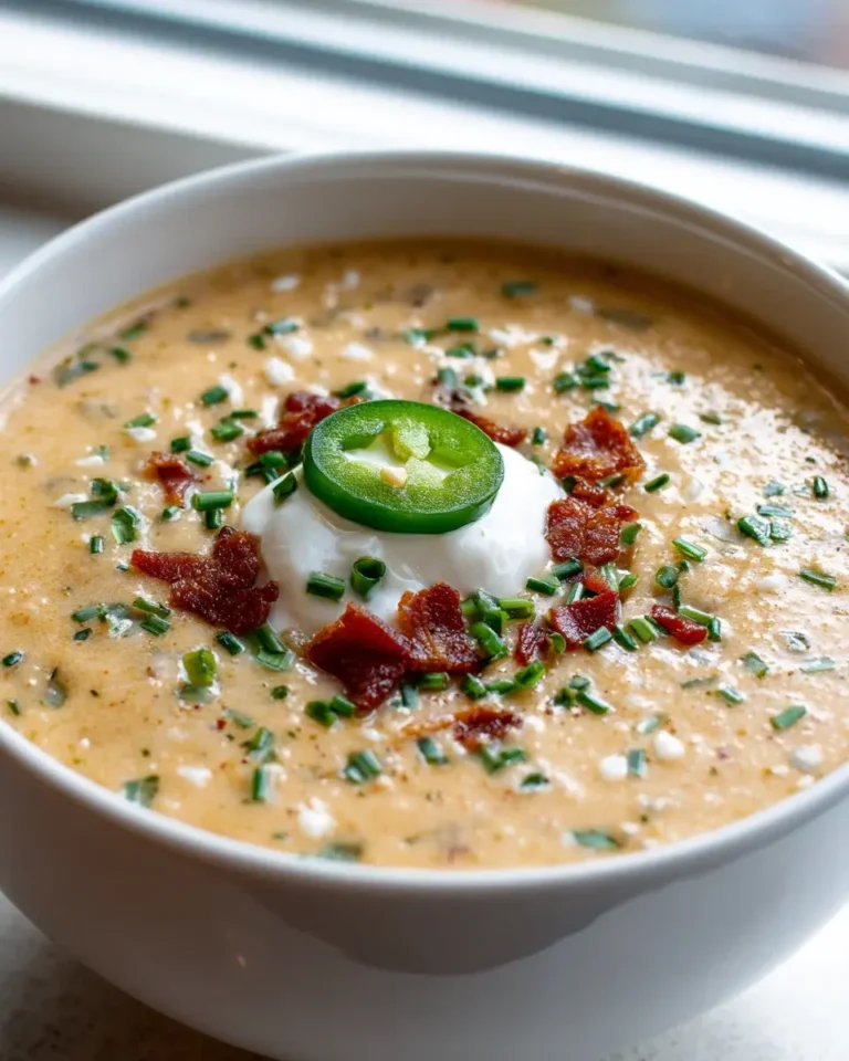 Jalapeño Popper Kartoffelsuppe: Scharf & unwiderstehlich
