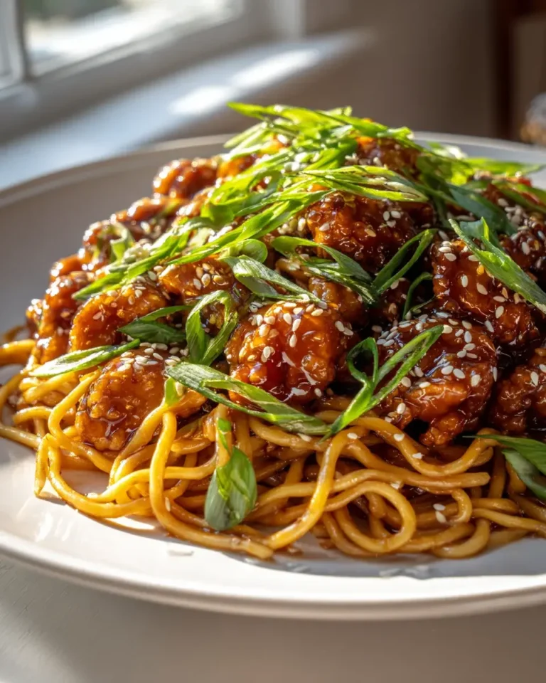 Sticky Garlic Chicken Noodles – Ein Genuss für alle! – Snackerra